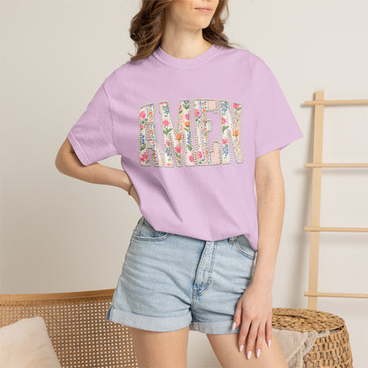 AMEN Floral Tee