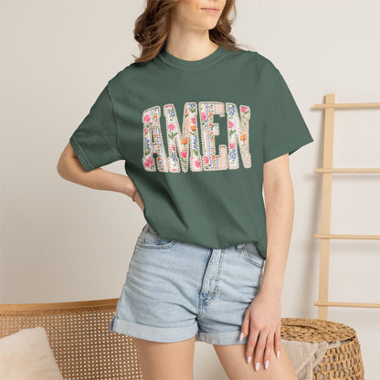 AMEN Floral Tee