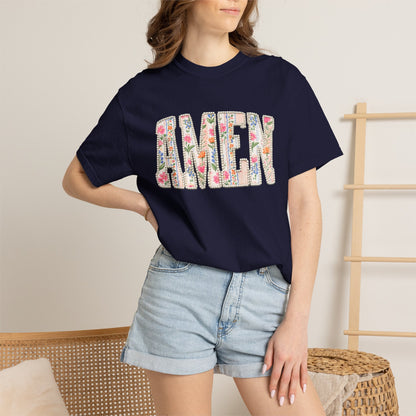 AMEN Floral Tee
