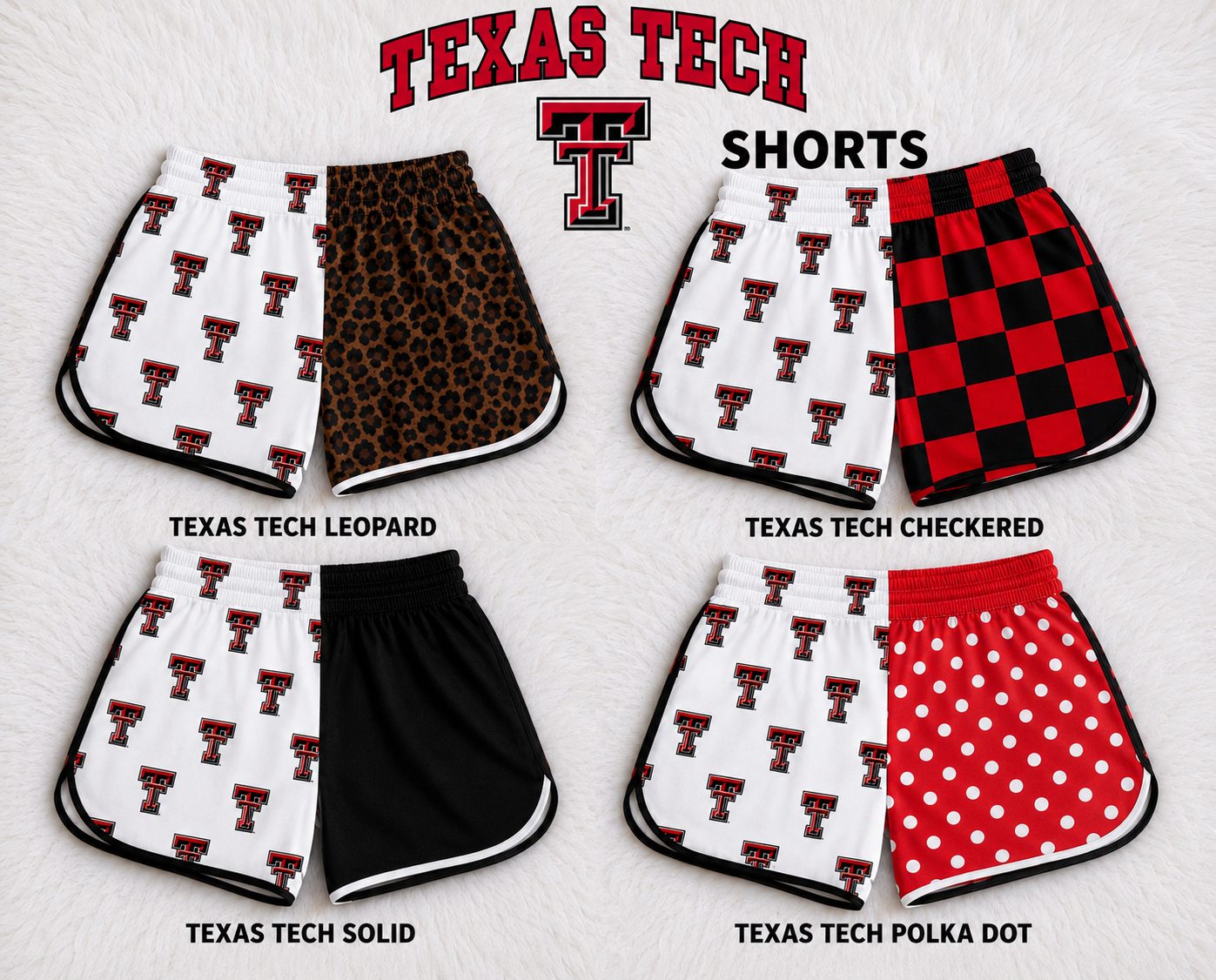 Texas Tech Game Day Shorts – Preorder